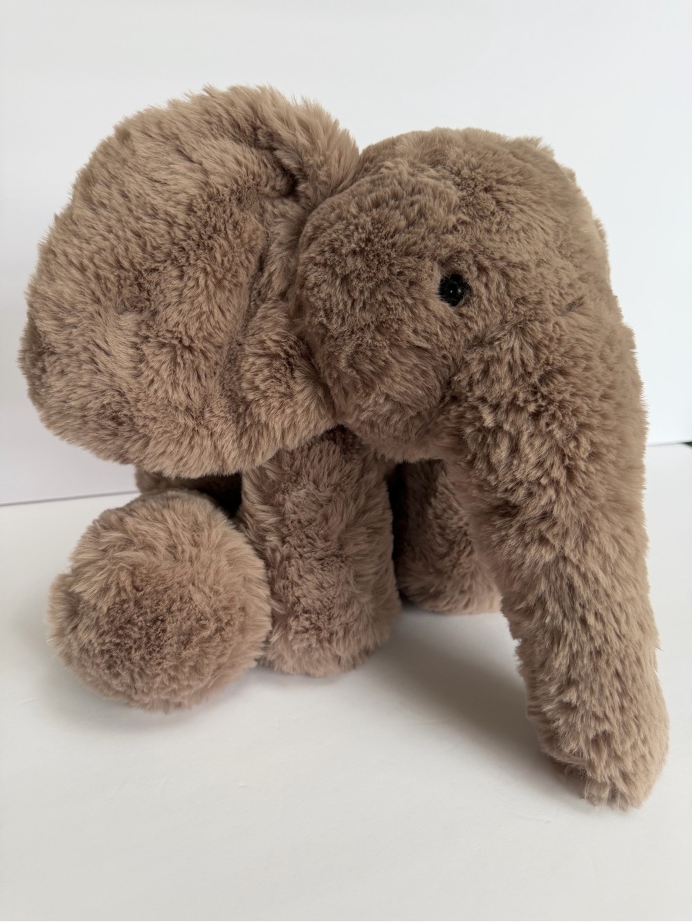 Large 20”+ Cuddly Floppy Elephant Smudge Style - Picture 3 of 4